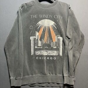Girl Dangerous Women's chicago bean Pullover Sweatshirt Size Large